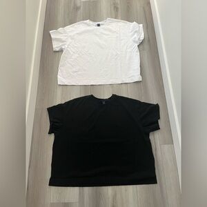 Old Navy Short Sleeve Tees - Black and White